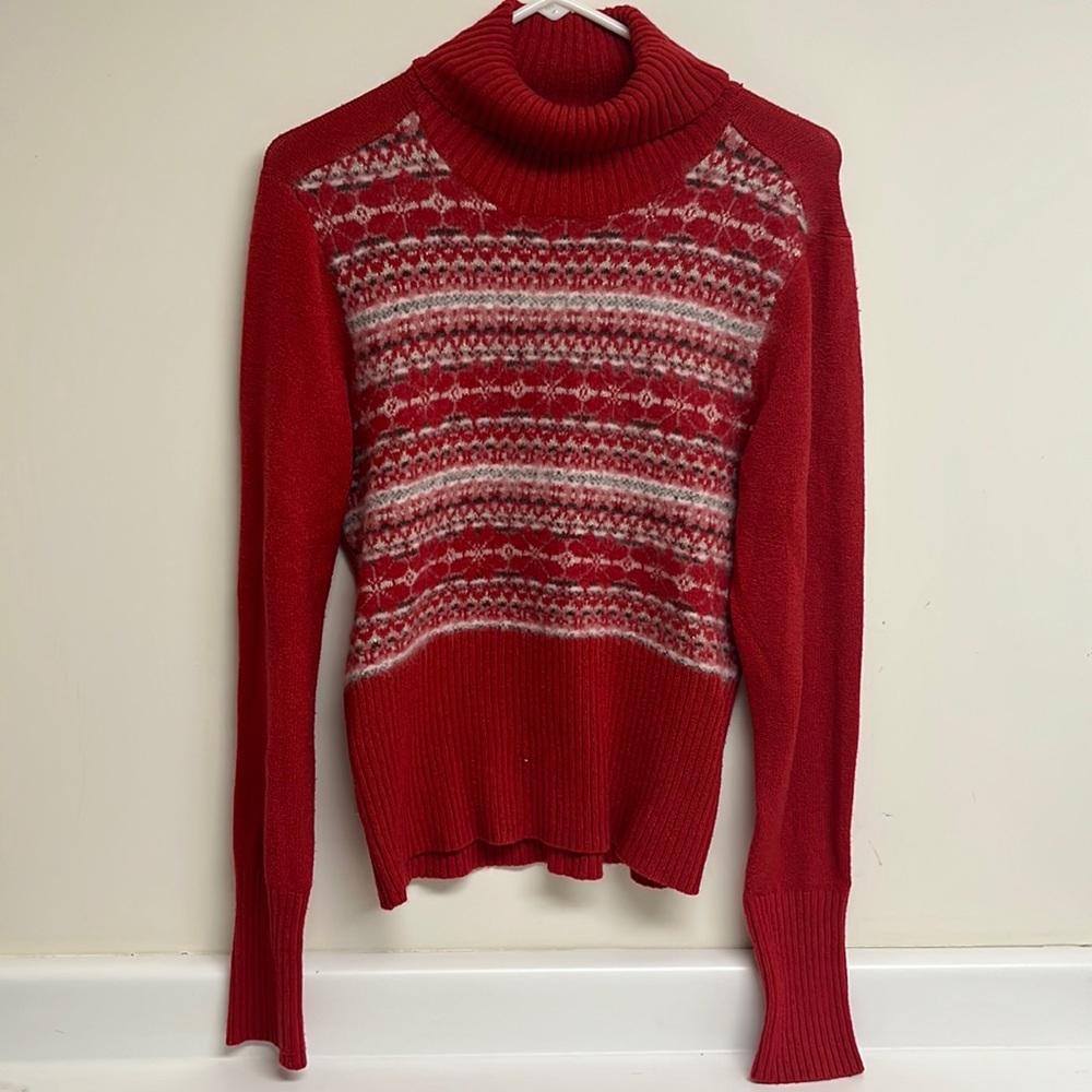 Xhilaration Red Turtleneck  Sweater -